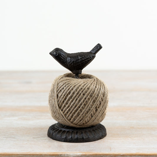 Cast Iron Bird Twine Holder
