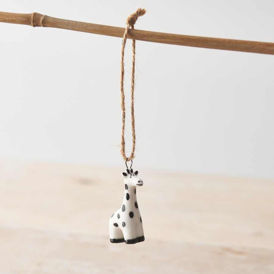 Porcelain Hanging Animal Decoration