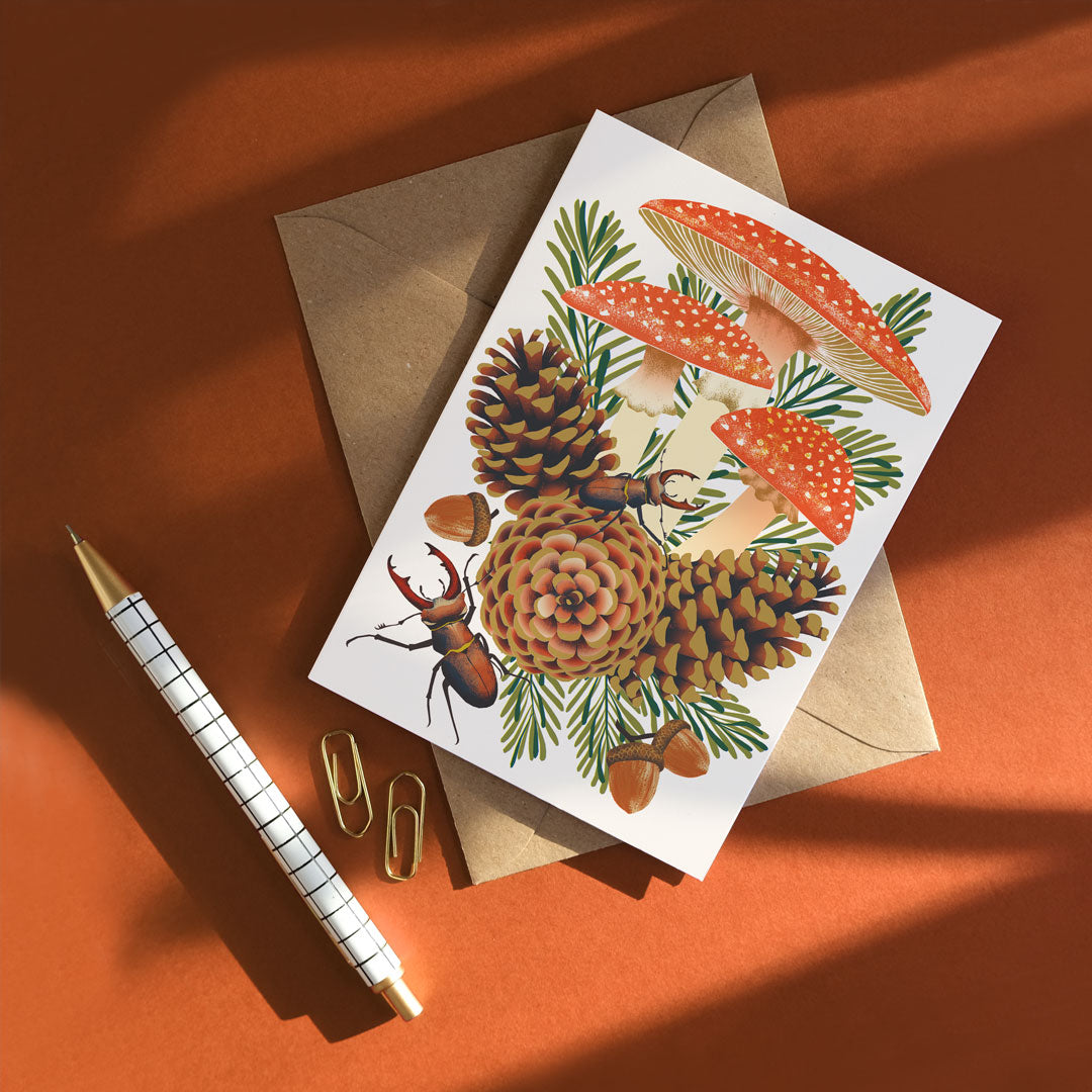 Fly Agaric Greetings Card