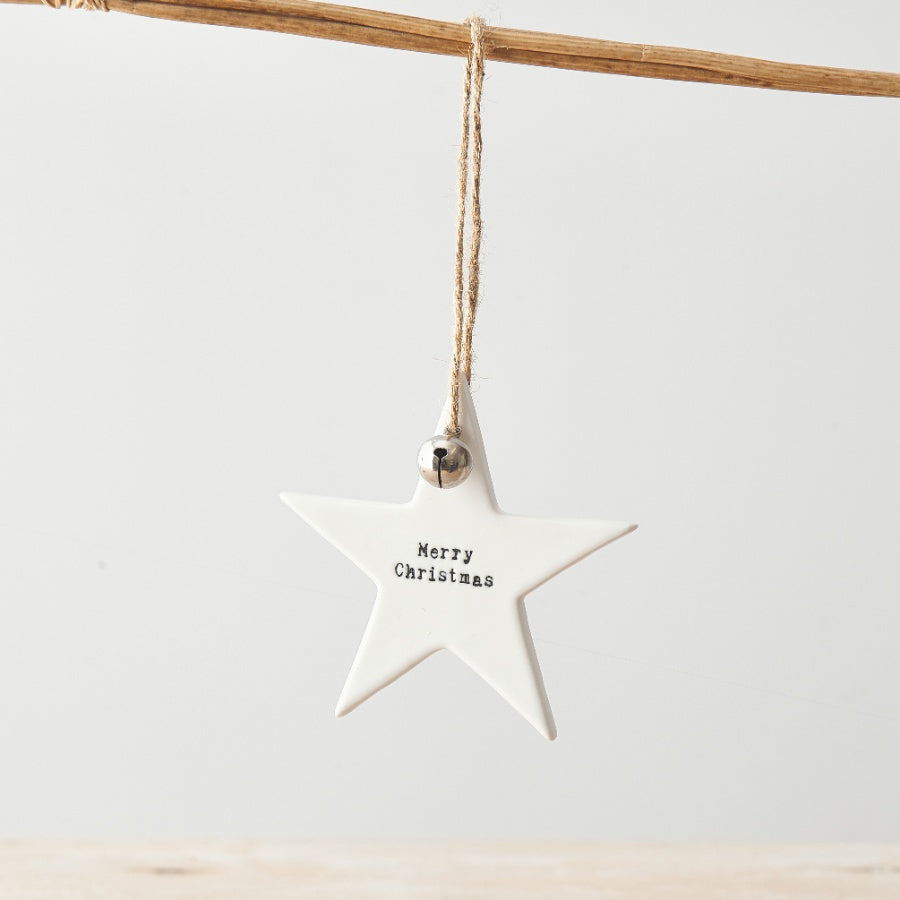 Porcelain Star Decoration
