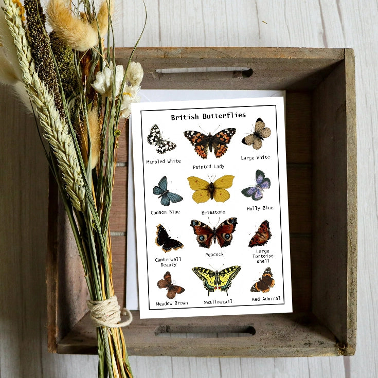 British Butterflies Seed Card