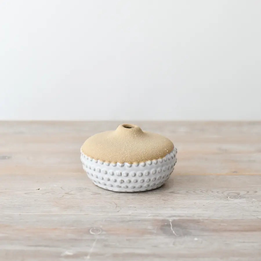 Small Two Tone Bobble Vase