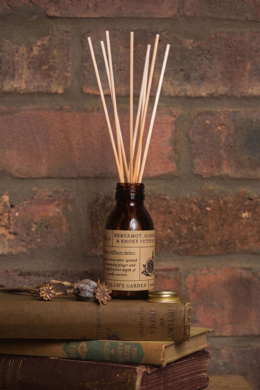 Bergamot, Ginger & Smoky Vetiver Reed Diffuser