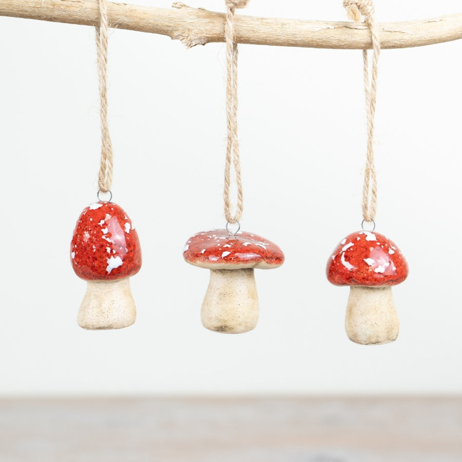 Ceramic Toadstool Decoration