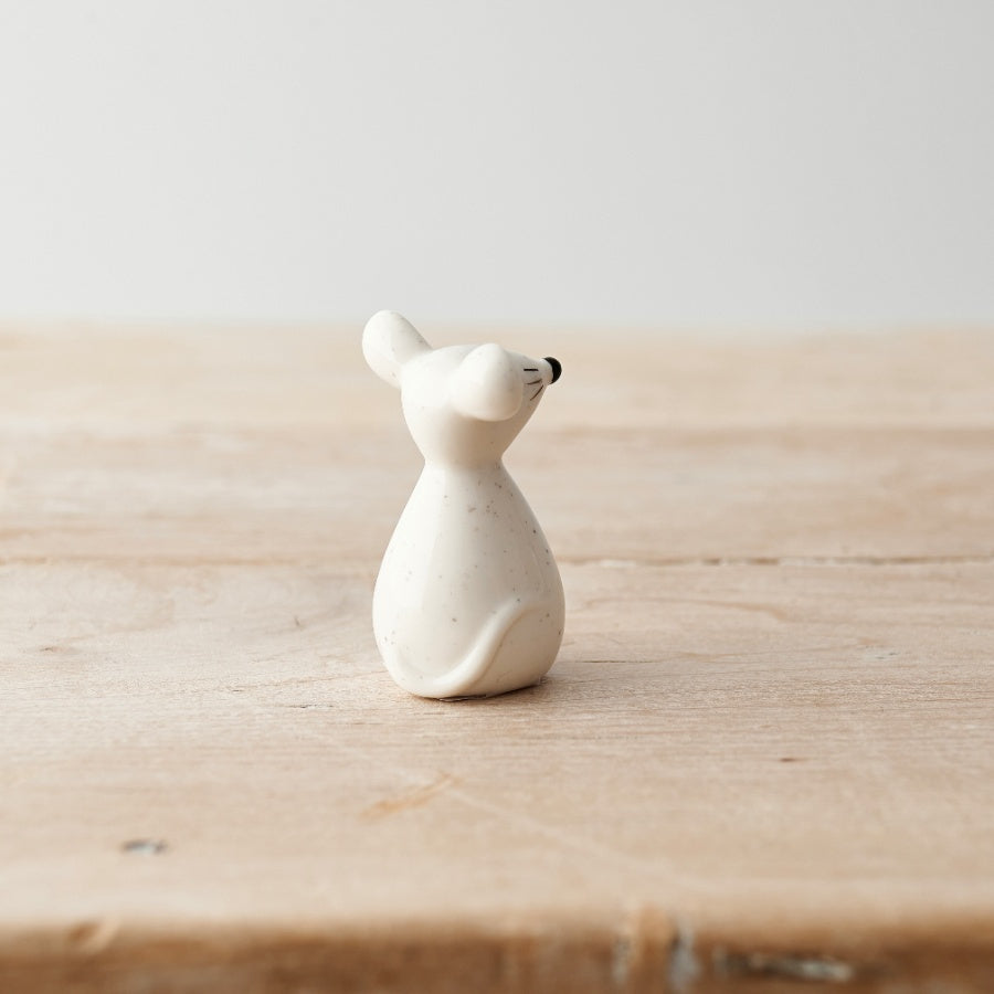 Mini Porcelain Mouse