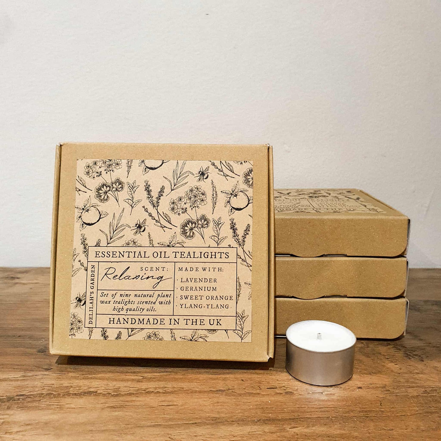 Essential Oil Tealights - Relaxing