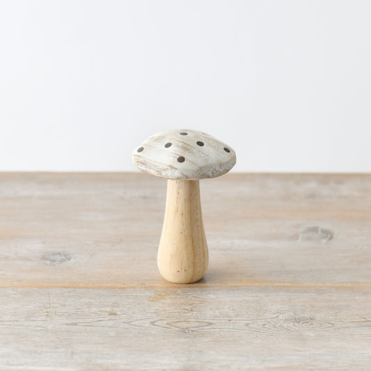White Wooden Mushroom