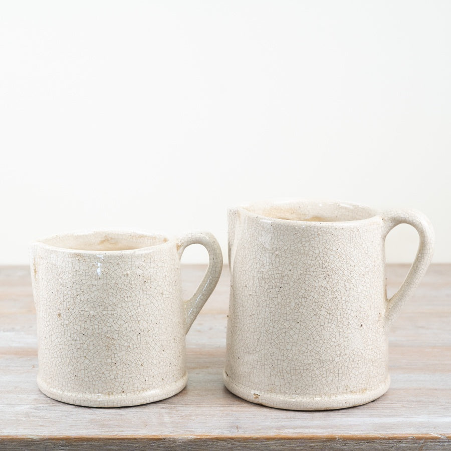 White Ceramic Jug - Large