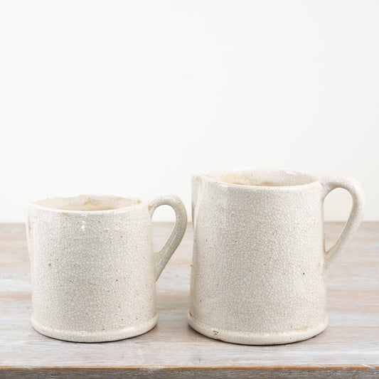 White Ceramic Jug - Large