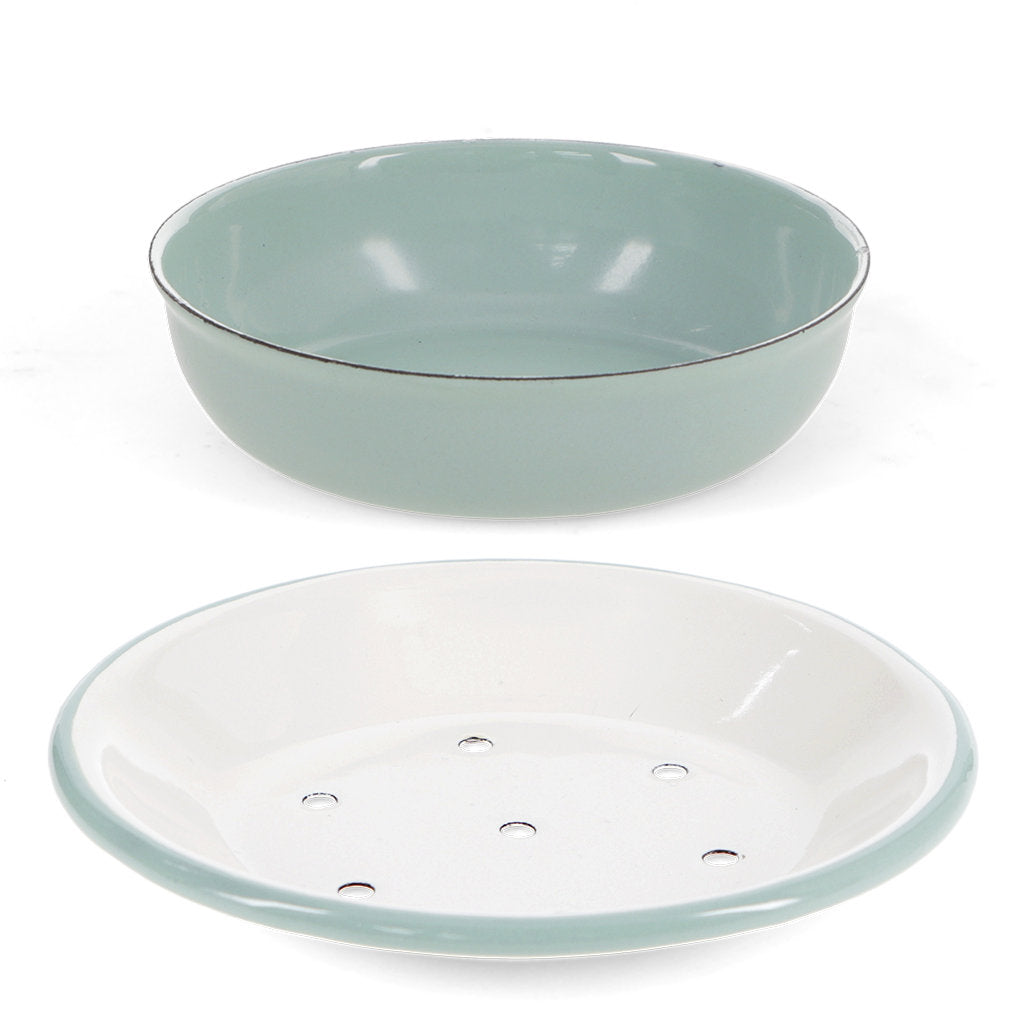 Enamel Soap Dish Green - COMING SOON