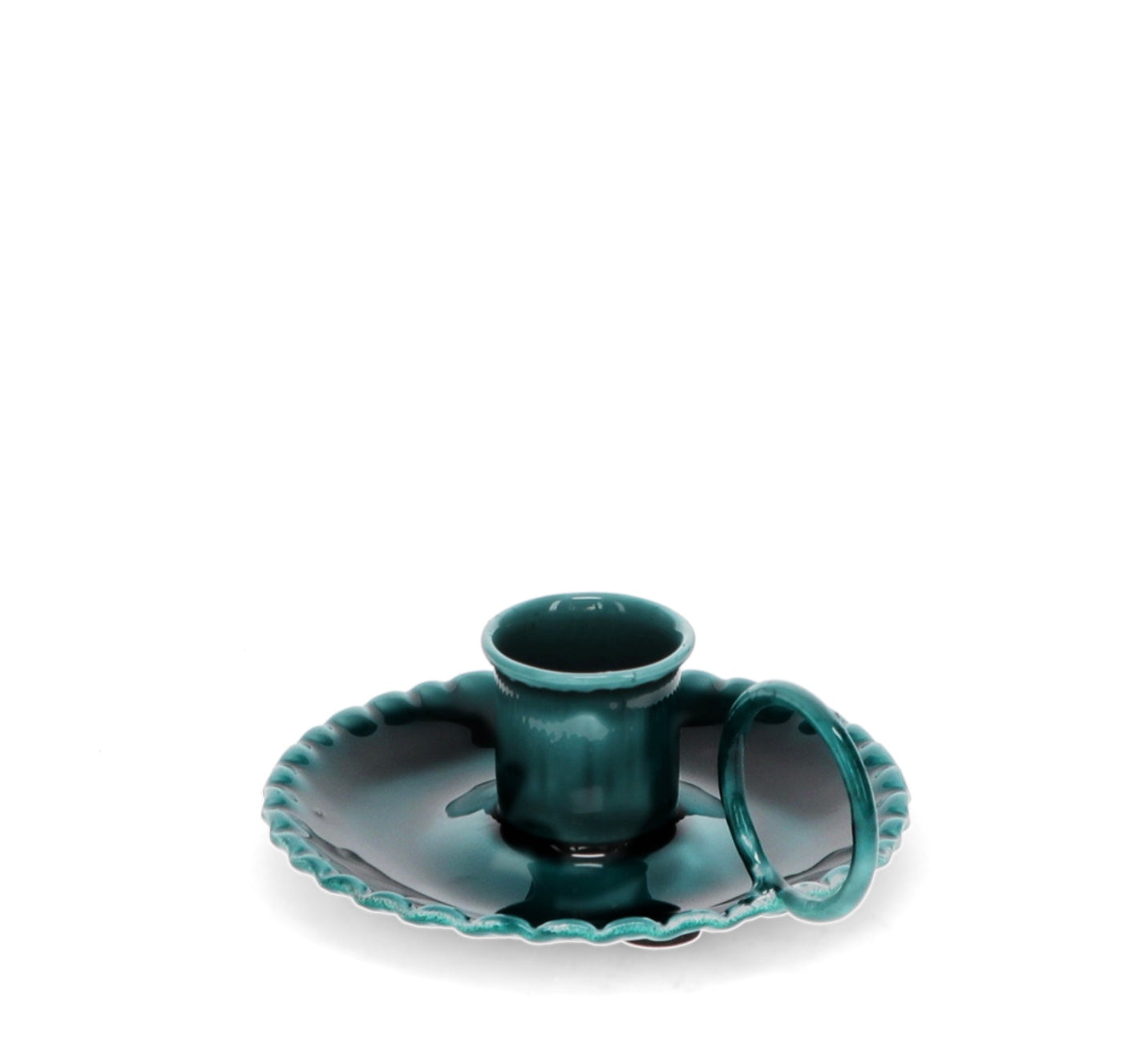 BACK SOON - Enamel Candle Stick Holder - Blue