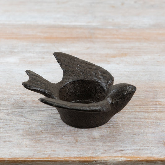 Cast Iron Bird Tealight Holder