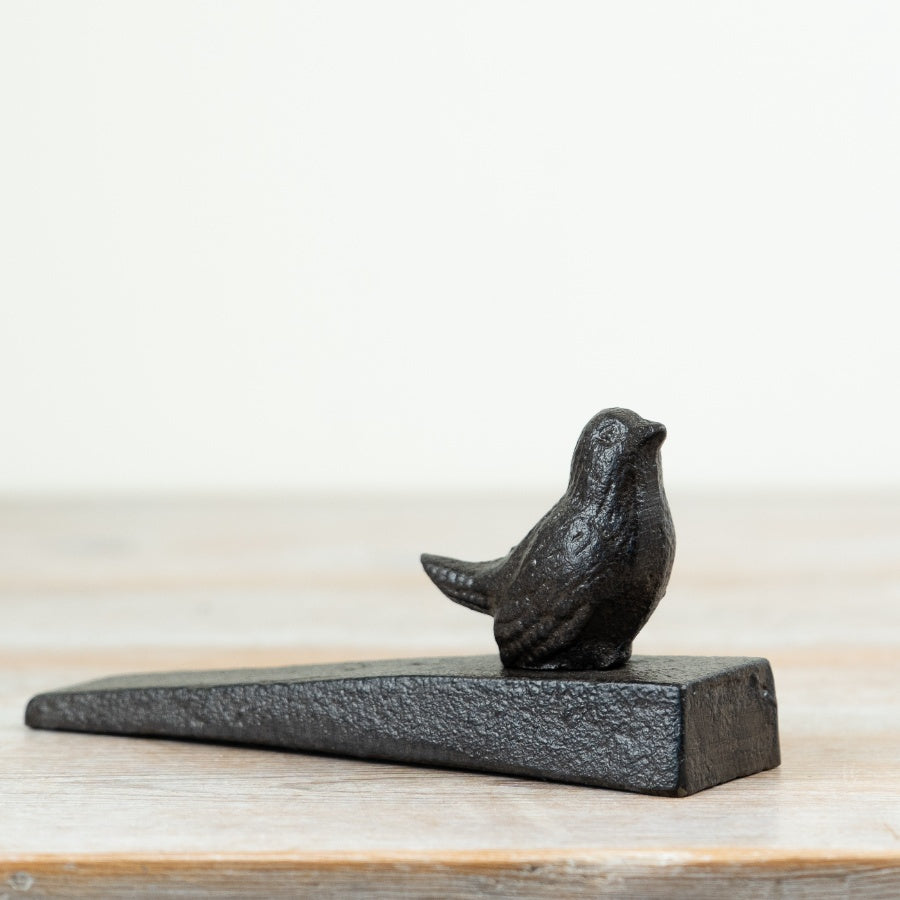 Cast Iron Bird Door Stop