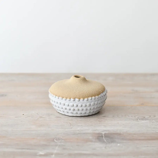 Small Two Tone Bobble Vase