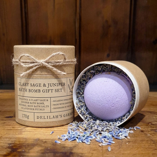 Bath Bomb Gift Set - Clary Sage & Juniper