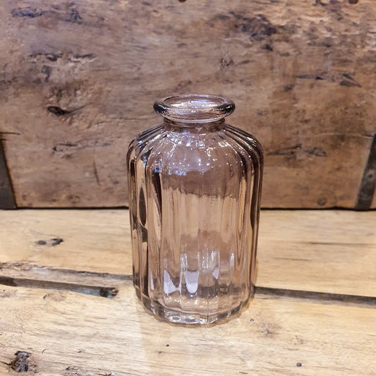 Amethyst Glass Bottle Vase