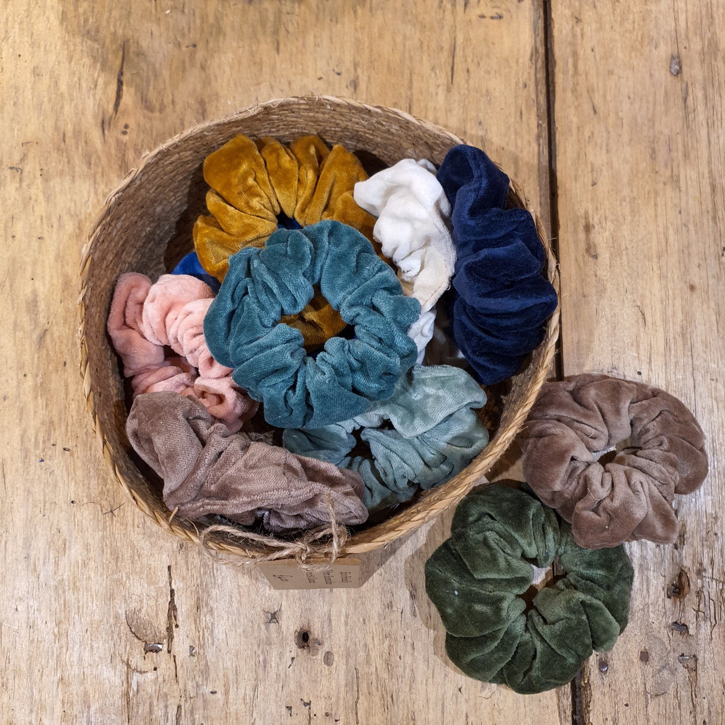 Cotton Velvet Scrunchies